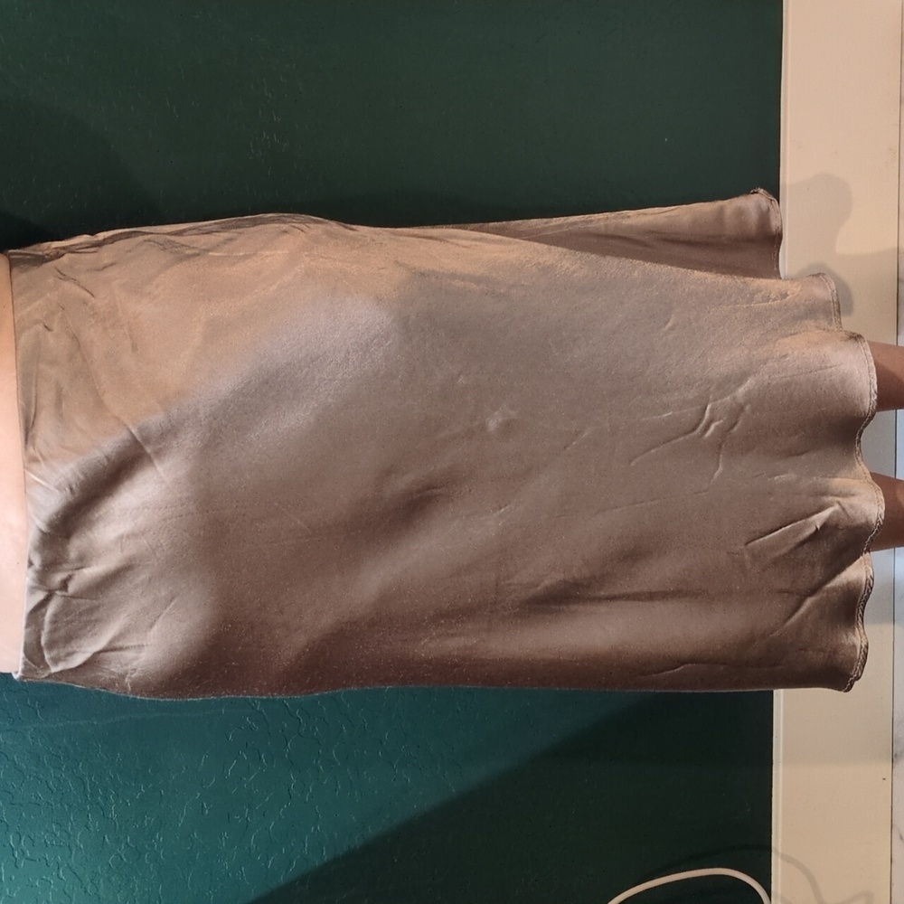 H&M Shiny Metallic Midi Skirt